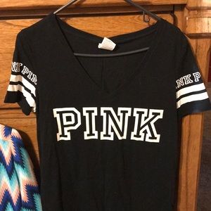 Victoria Secret pink Vneck tee